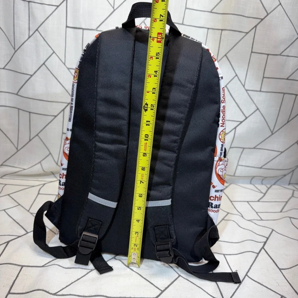 Naruto Shippuden Backpack OS White Ichiraku Ramen Noodle Soup Print Anime Bag